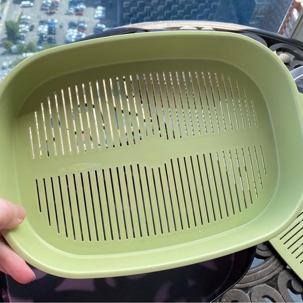 Tupperware - Oval Stack Cooker Microwave Meal Maker Set - Picture 8 of 16